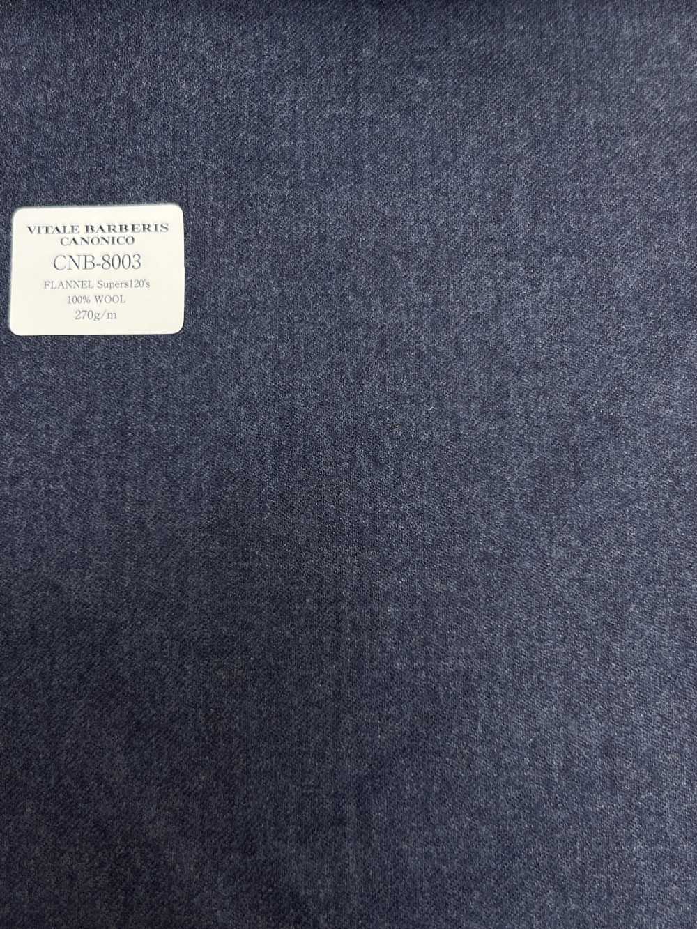 CNB8003 CANONICO Standard Flannel Super 120's Blue No Pattern[Textile] CANONICO