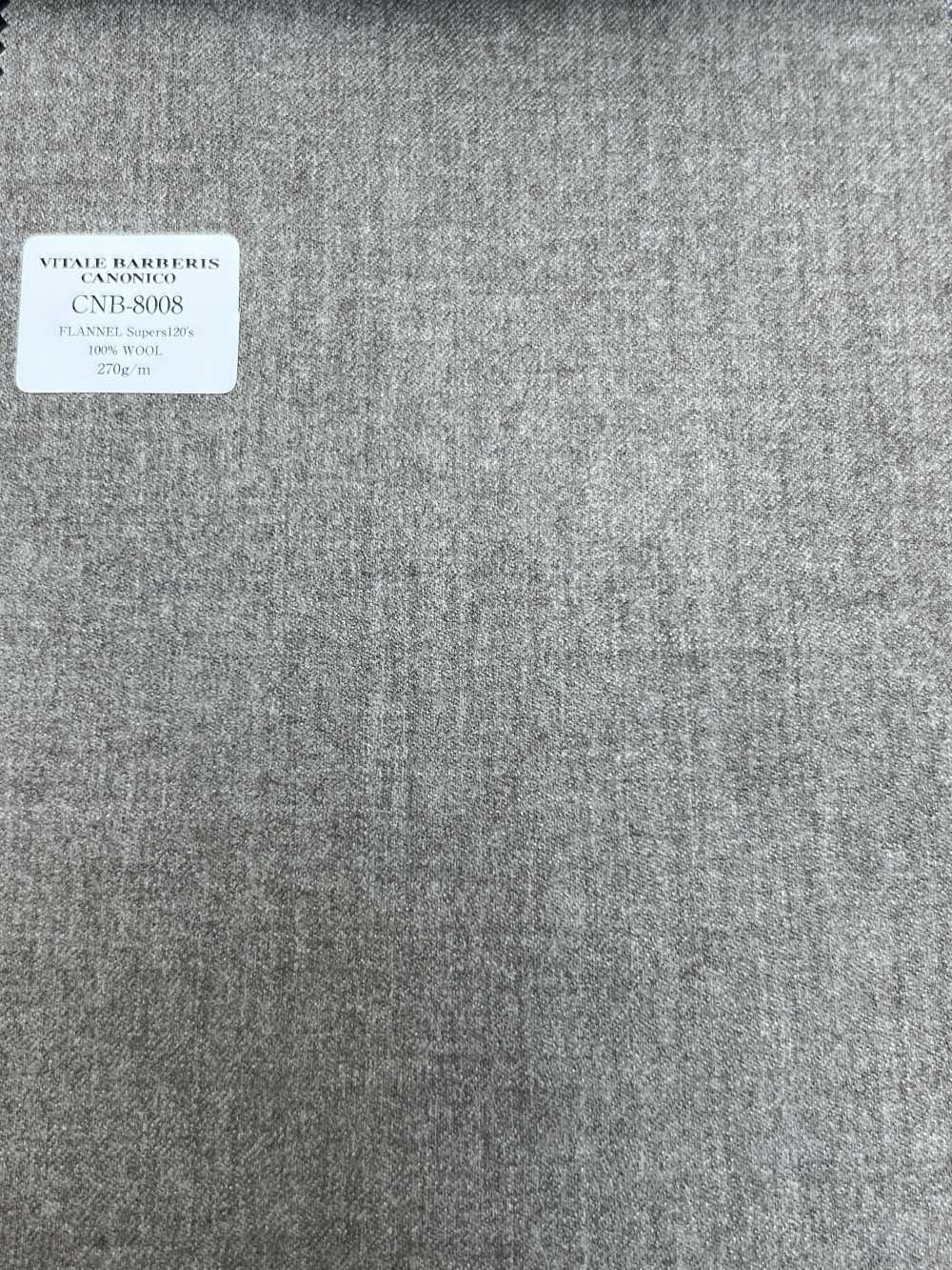 CNB8008 CANONICO Standard Flannel Super 120's Beige No Pattern Color[Textile] CANONICO