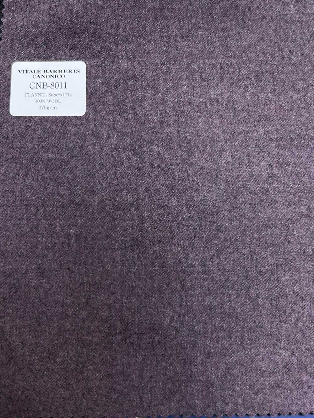 CNB8011 CANONICO Standard Flannel Super 120's Lavender No Pattern[Textile] CANONICO