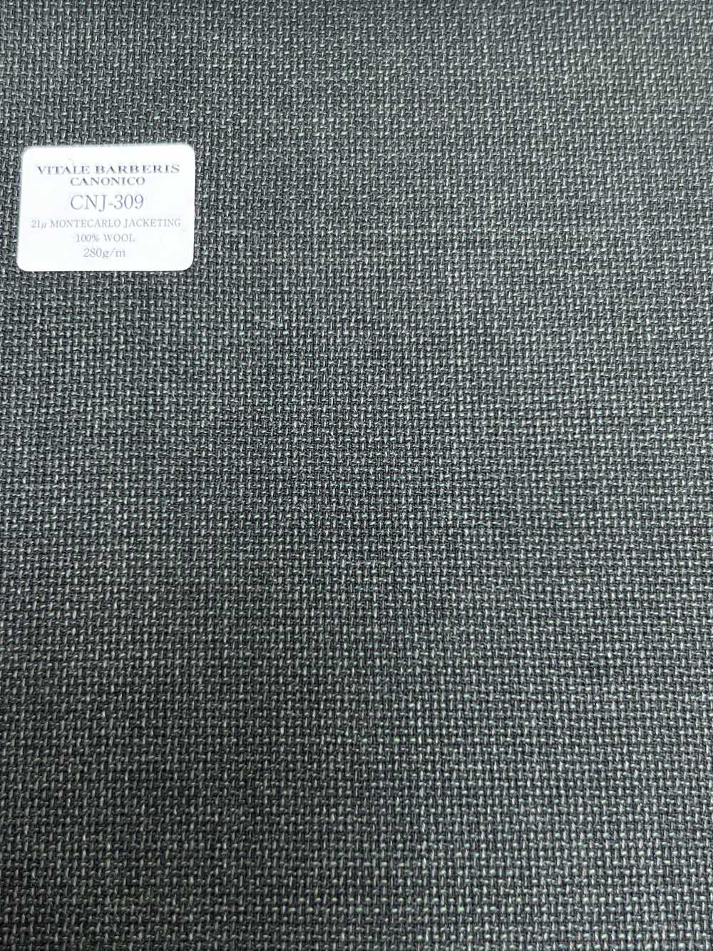 CNJ309 CANONICO Standard 21μ Montecarlo Jacket Hopsack Dark No Pattern[Textile] CANONICO