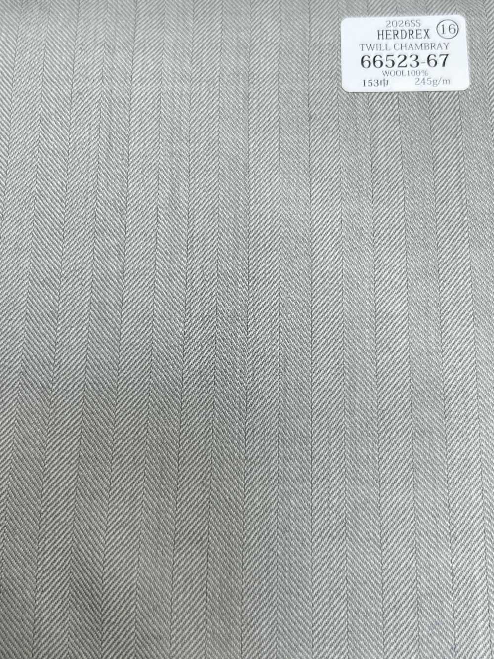 66523-67 26SS HERDREX 【TWILL CHAMBRAY】 Twill Chambray[Textile] Kunishima Co., Ltd.