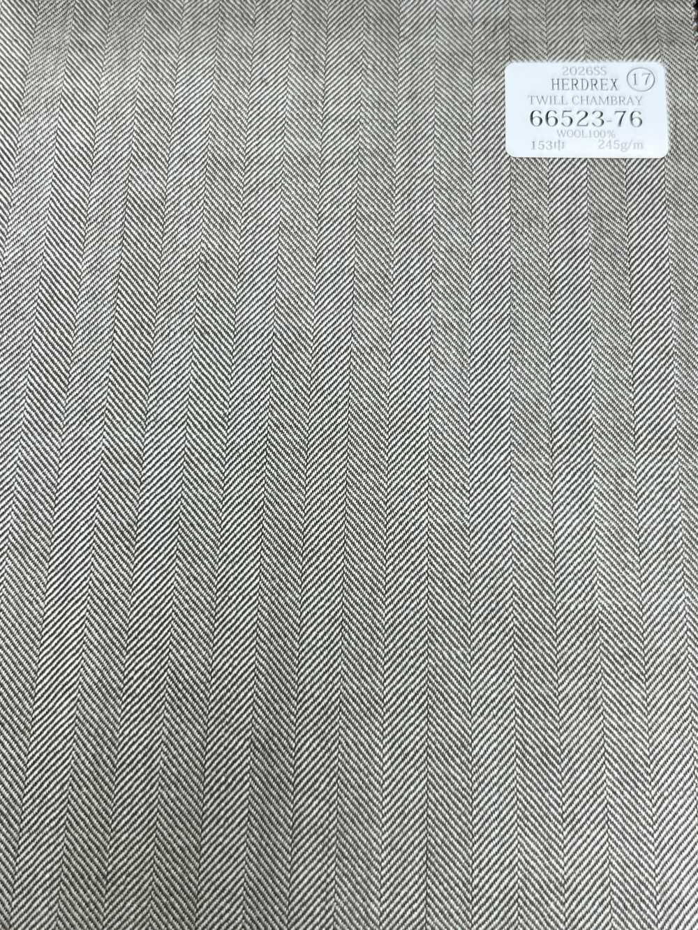 66523-76 26SS HERDREX 【TWILL CHAMBRAY】 Twill Chambray[Textile] Kunishima Co., Ltd.