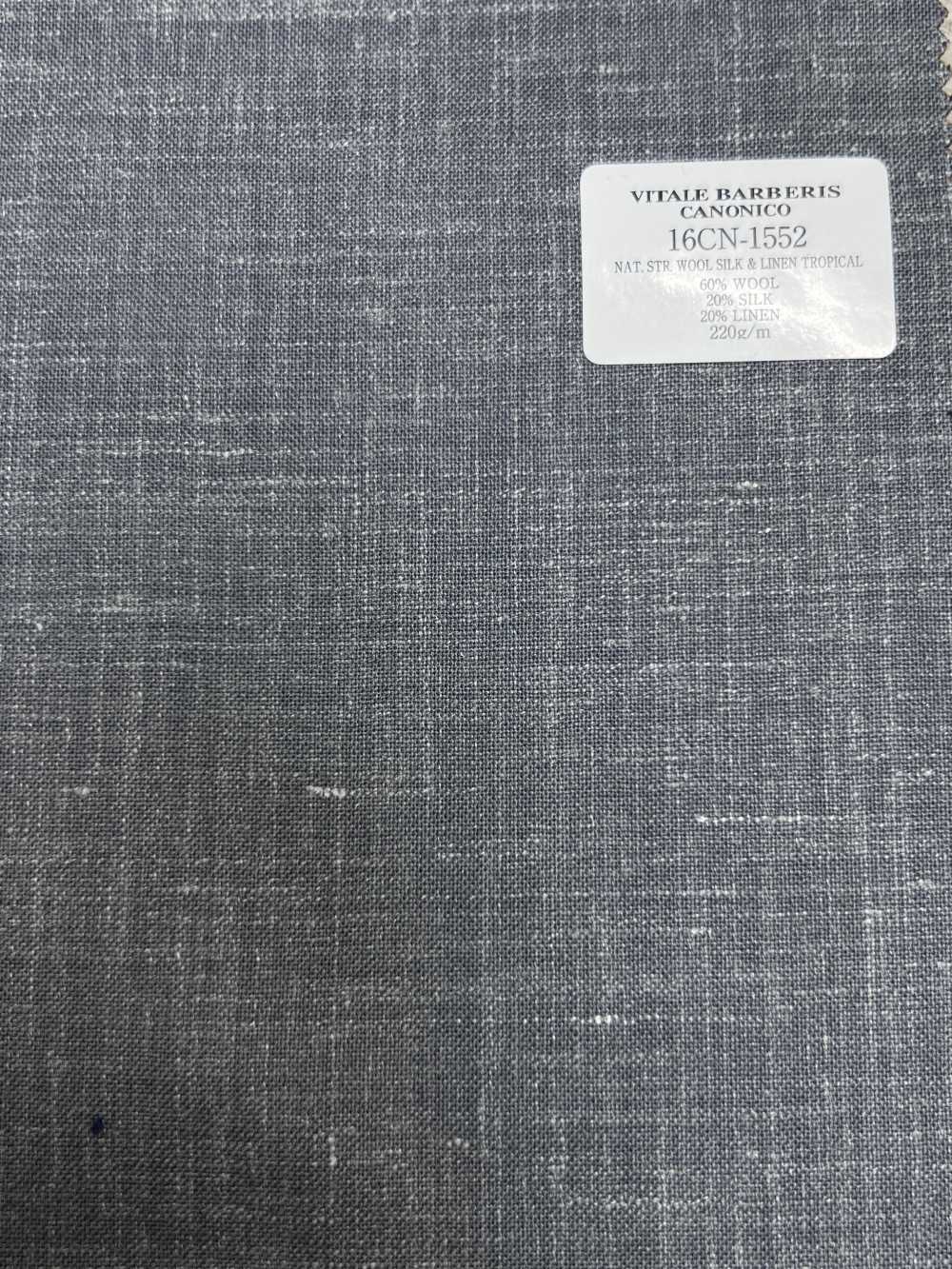 16CN1552 26SS VBC Vitale Barberis Canonico "SUPERSONIC" NATURAL STRETCH WOOL SILK & LINEN TROPICAL[Textile] CANONICO