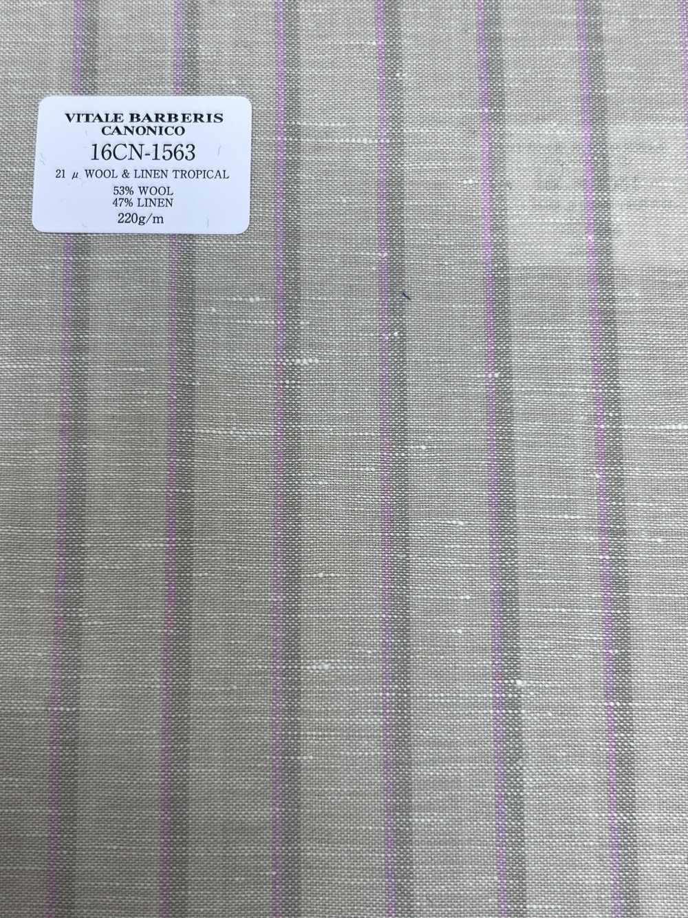 16CN1563 26SS VBC Vitale Barberis Canonico 21 μ WOOL & LINEN TROPICAL[Textile] CANONICO