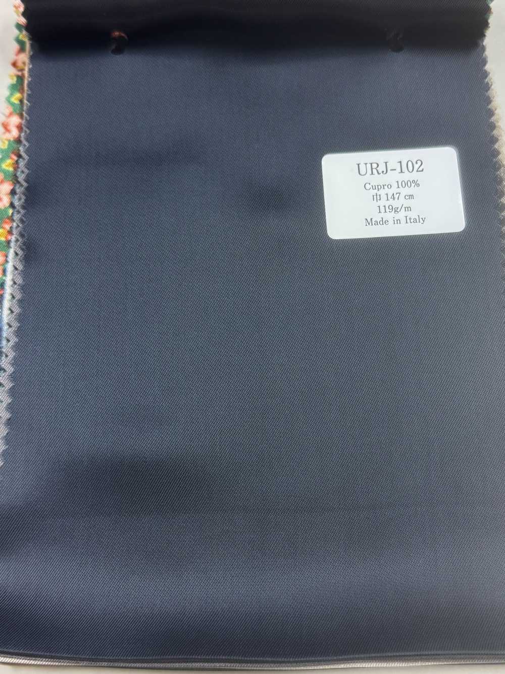 URJ-102 Italian-made 100% Cupro, Solid No Pattern Gray Lining. TCS