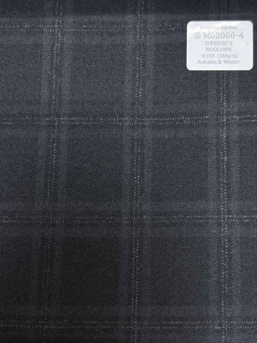 M02066-4 KUNISHIMA1850 Exclusive Line 【Superfine Worsted】Gray Heather Check[Textile] Kunishima Co., Ltd.