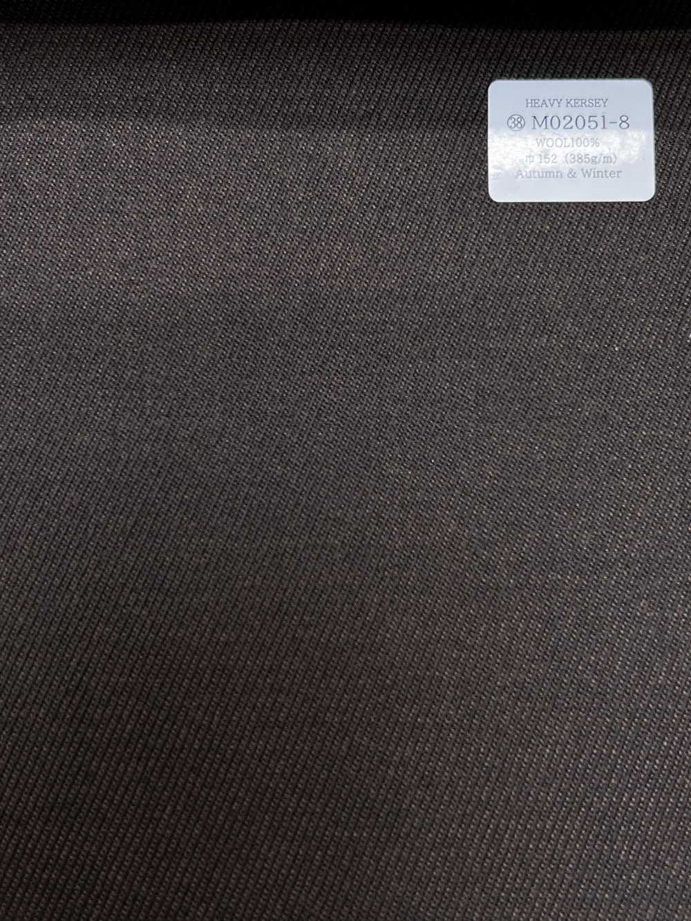 M02051-8 KUNISHIMA1850 Exclusive Line 【HEAVY KERSEY】 Dark Brown No Pattern[Textile] Kunishima Co., Ltd.
