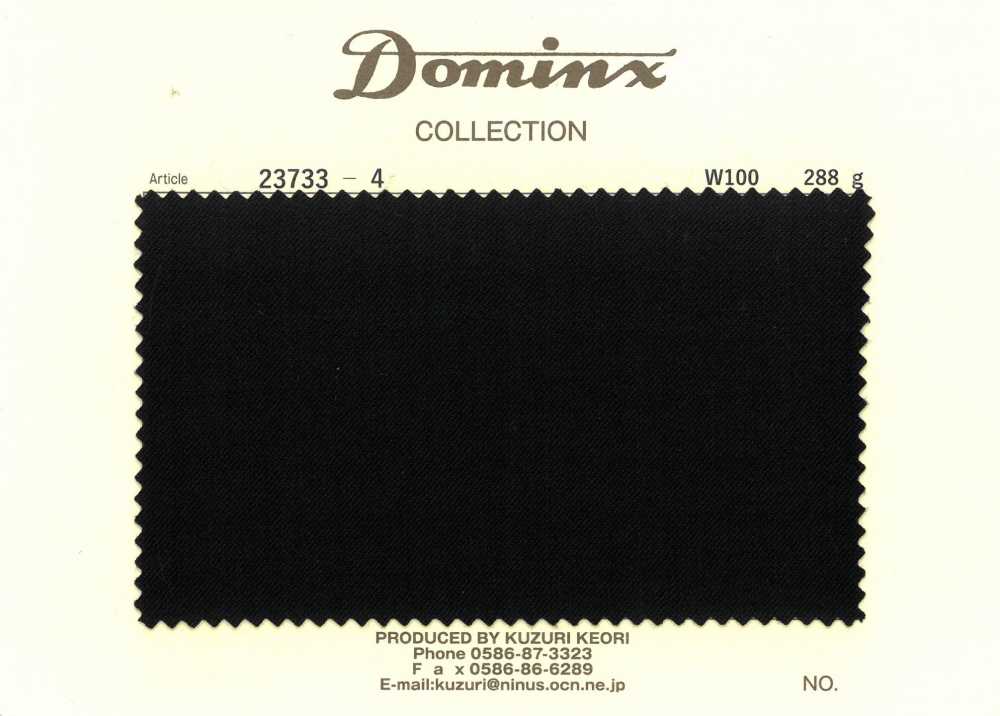 23733-4 100% Wool DOMINX (Dominkusu)[Textile] Kuzuri Woolen Fabric (DOMINX)