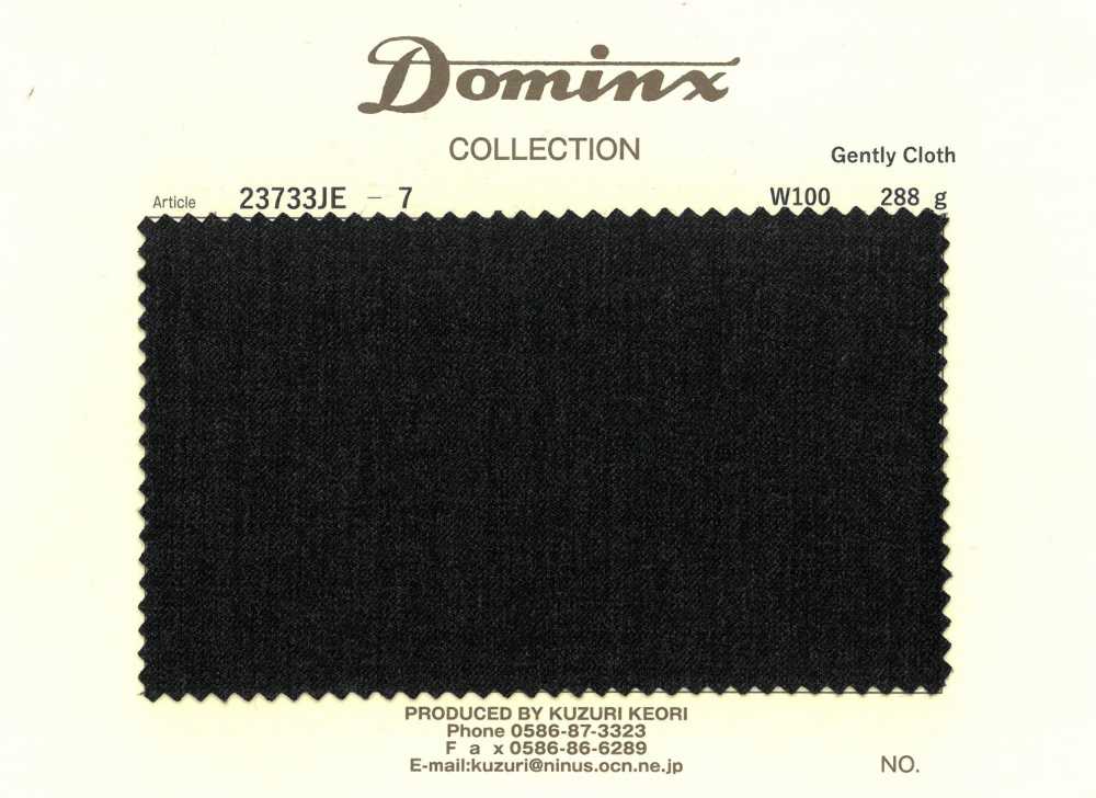 23733JE-7 Gently Cloth 100% Wool DOMINX[Textile] Kuzuri Woolen Fabric (DOMINX)
