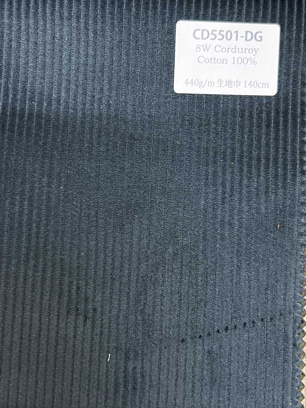 CD5501-DG 8W Corduroy C100 Dark Green[Textile] HOSOI SYOJI