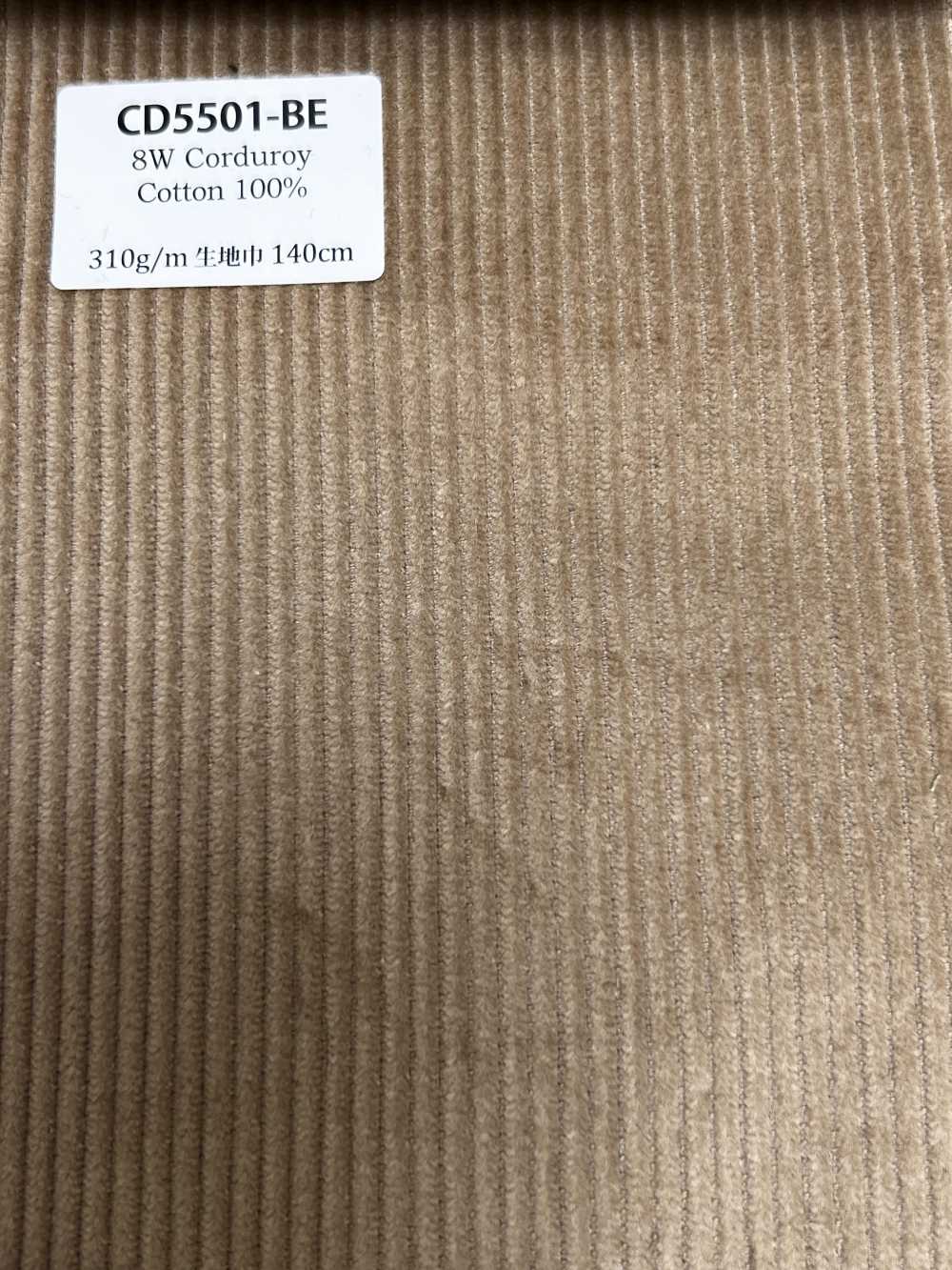 CD5501-BE Standard Japanese 8W Corduroy No Pattern Beige[Textile]