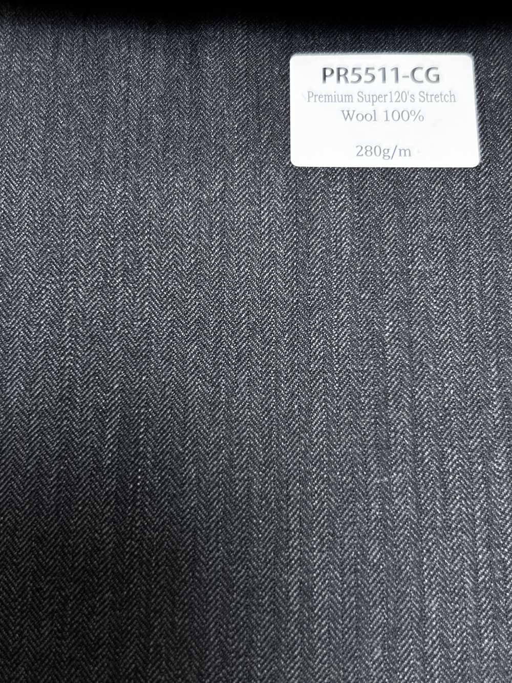PR5511-CG Standard Made In Japan Premium Super120's Stretch Solid Charcoal Gray[Textile] HOSOI SYOJI