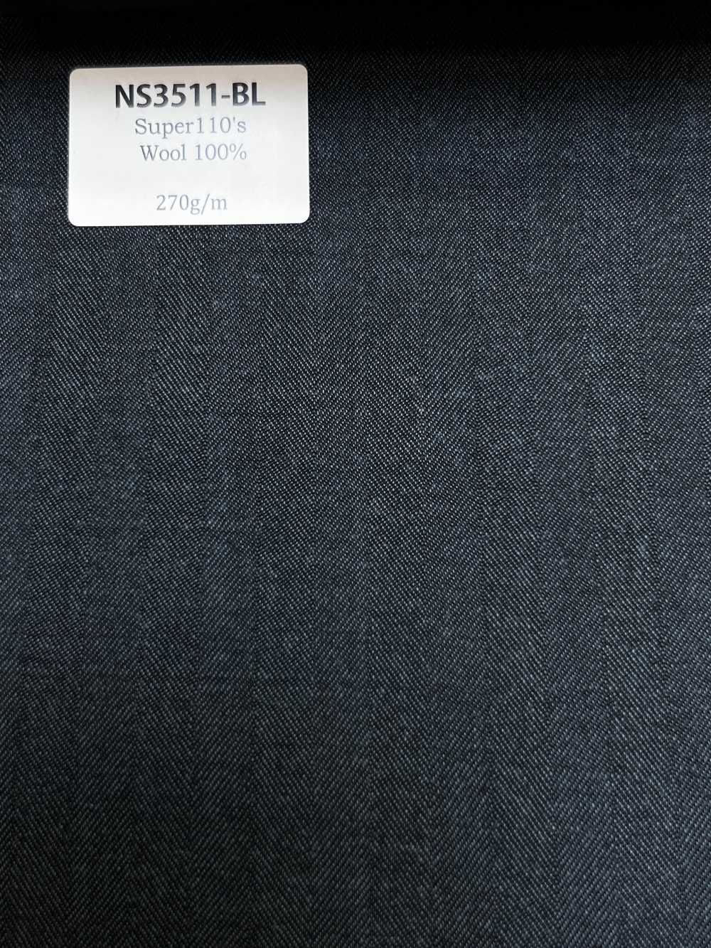 NS3511-BL Classic Japanese-made Super 110's Wool Stretch Blue[Textile] HOSOI SYOJI