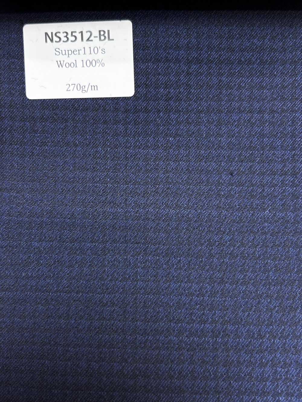 NS3512-BL Classic Japanese-made Super110’s Wool Stretch Blue[Textile] HOSOI SYOJI