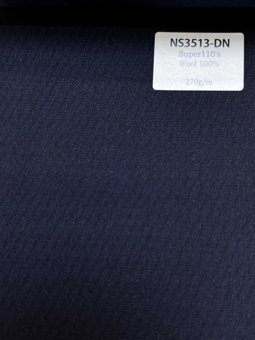 NS3513-DN Classic Domestic Super110’s Wool Stretch Dark Navy Blue[Textile] HOSOI SYOJI