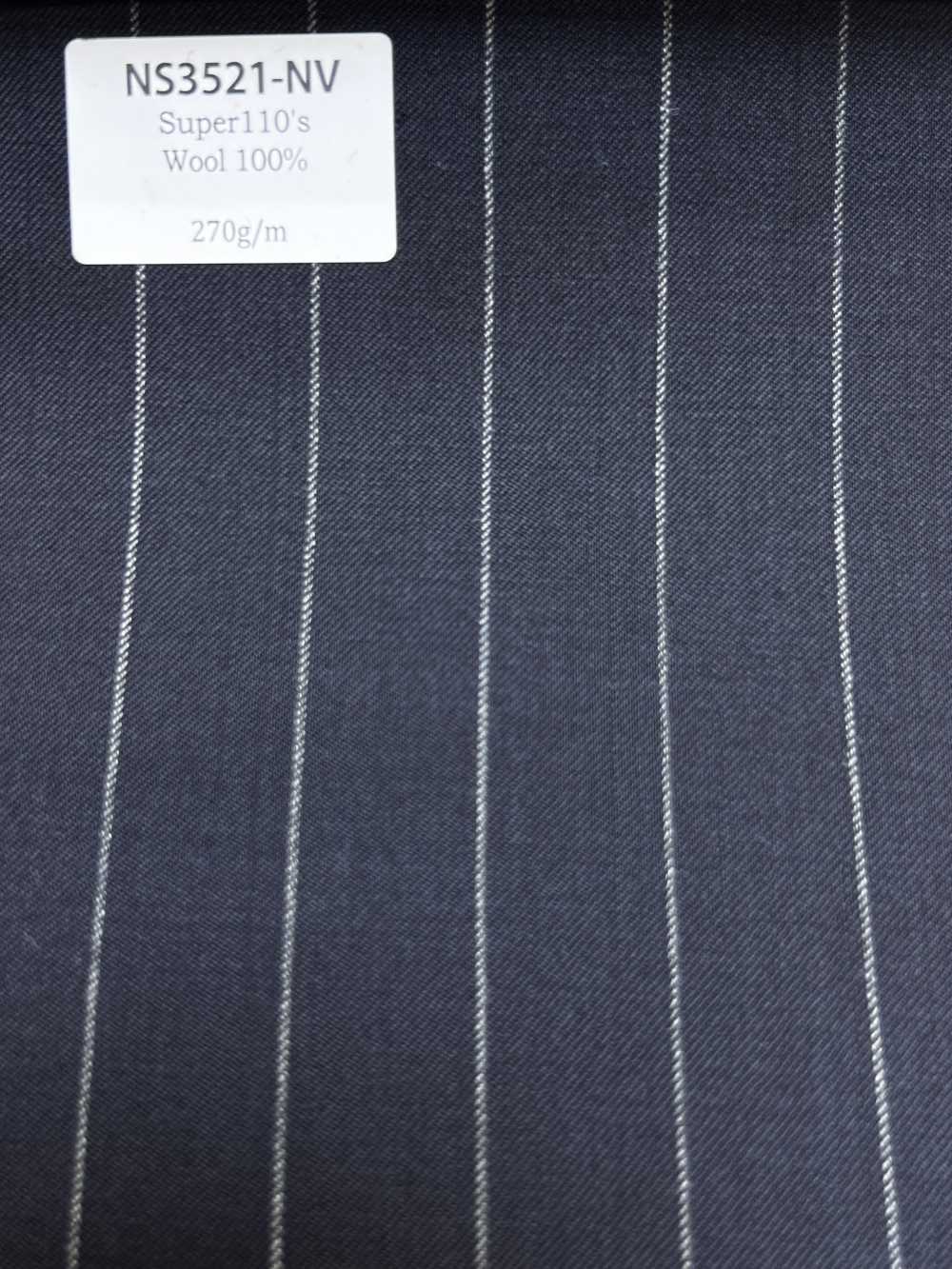 NS3521-NV Classic Japanese-made Super 110’s Wool Stretch Navy Blue[Textile] HOSOI SYOJI