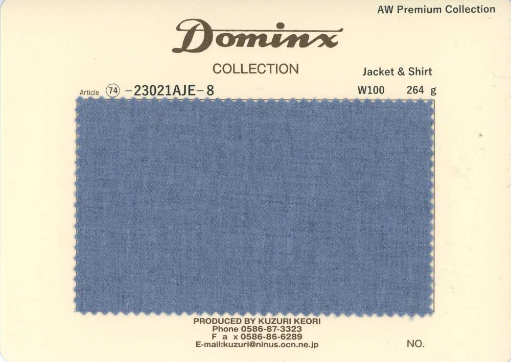 23021AJE-8 Standard Jacket & Shirt 100% Wool DOMINX (Dominx) Premium Collection Light Blue[Textile] Kuzuri Woolen Fabric (DOMINX)