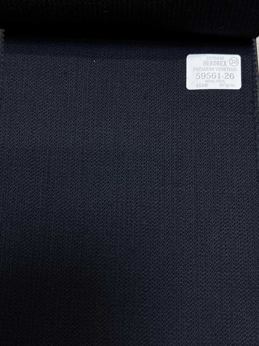 59561-26 26AW HERDREX [PREMIUM VENETIAN] Premium Venetian Navy No Pattern[Textile] Kunishima Co., Ltd.