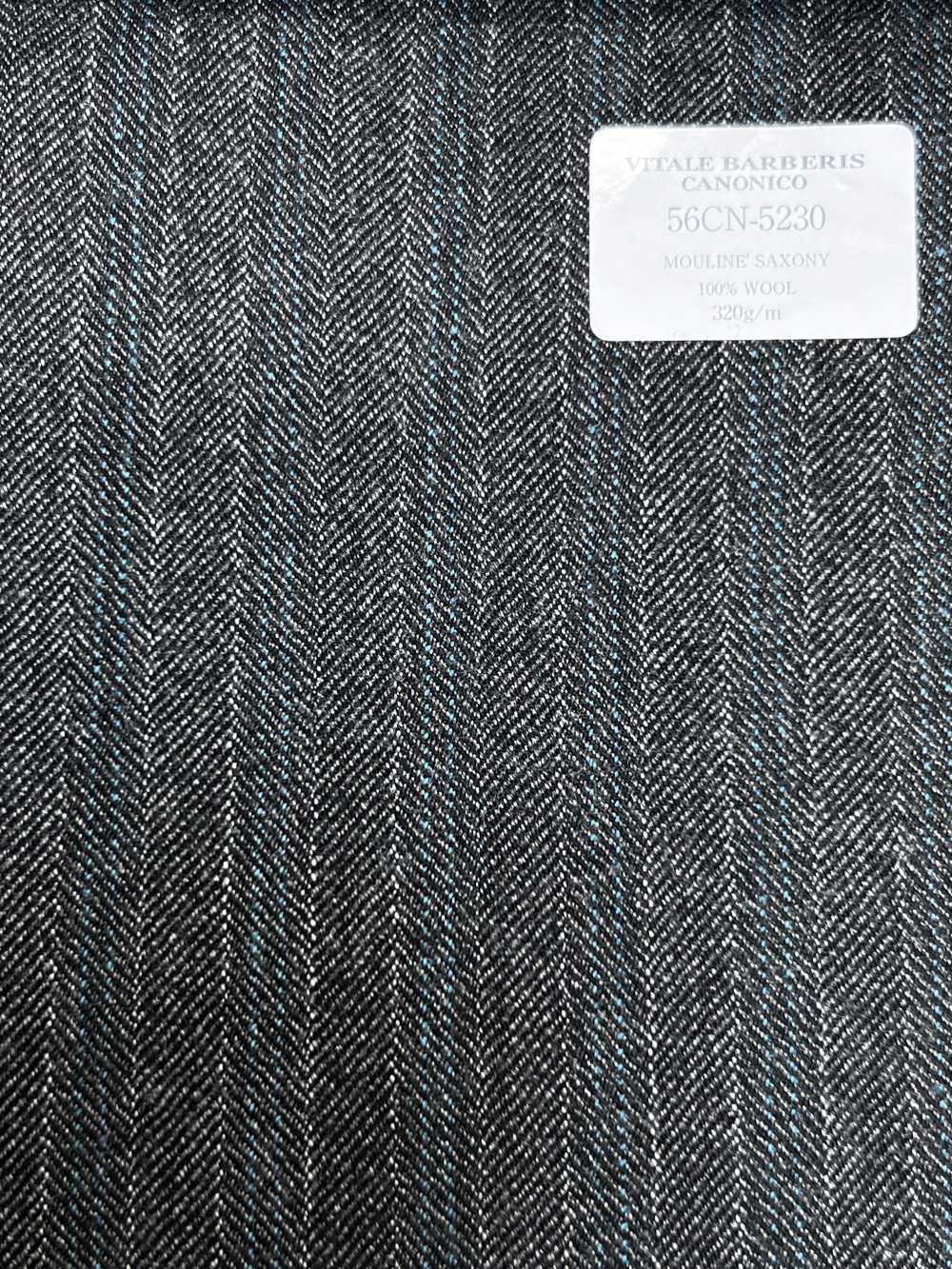 56CN5230 CANONICO 21 MOULINE SAXONY Gray/Turquoise Stripe[Textile] CANONICO