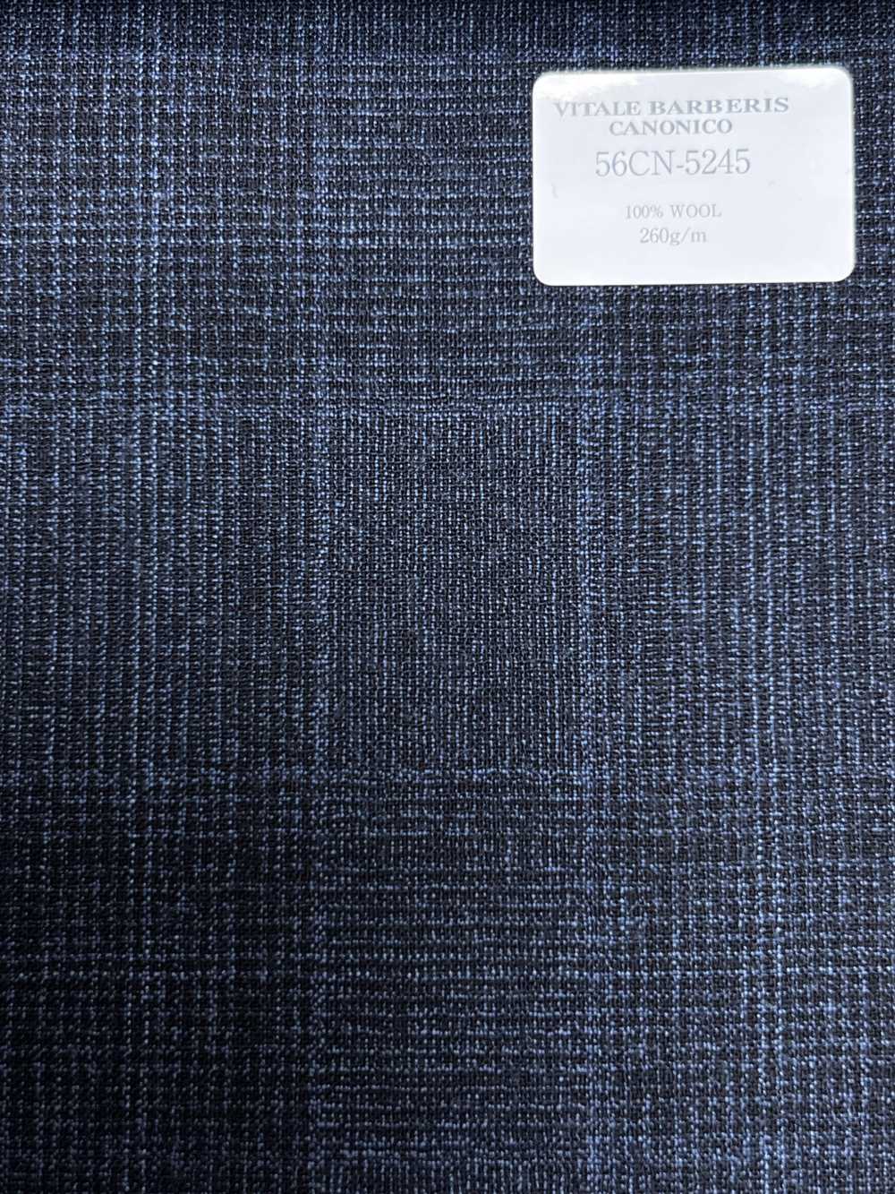 56CN5245 CANONICO Milled Tropical Navy Blue Glen Check[Textile] CANONICO