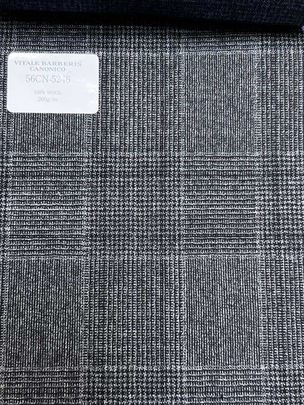 56CN5246 CANONICO (Canonico) MILLED TROPICAL Gray Glen Check[Textile] CANONICO