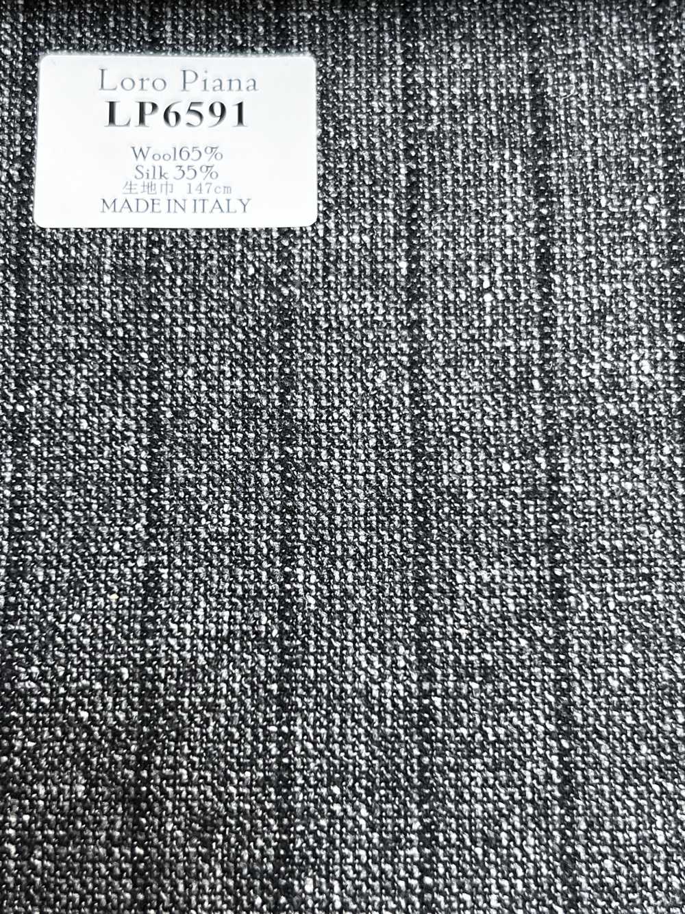 LP6591 Loro Piana Gray Stripe[Fabric] HOSOI SYOJI