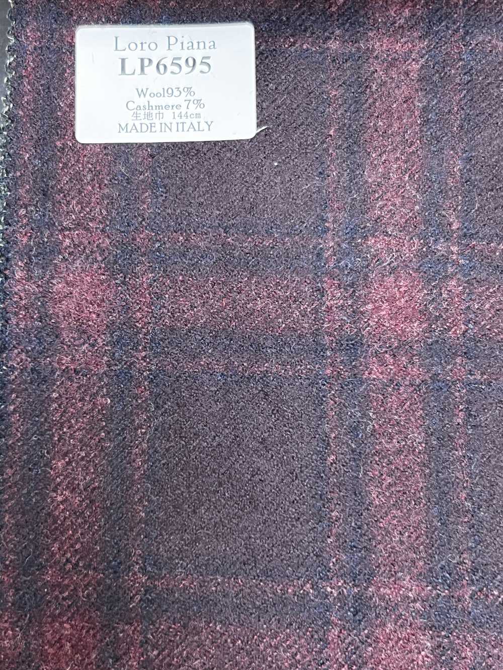 LP6595 Loro Piana Red Check[Fabric] HOSOI SYOJI