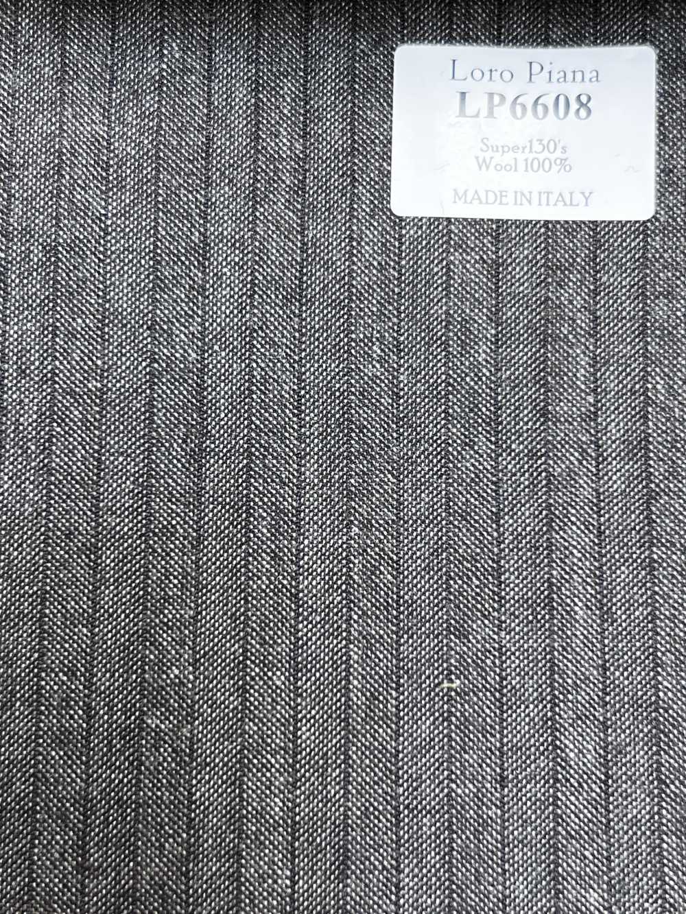 LP6608 Loro Piana Super130's Brown Stripe[Textile] HOSOI SYOJI