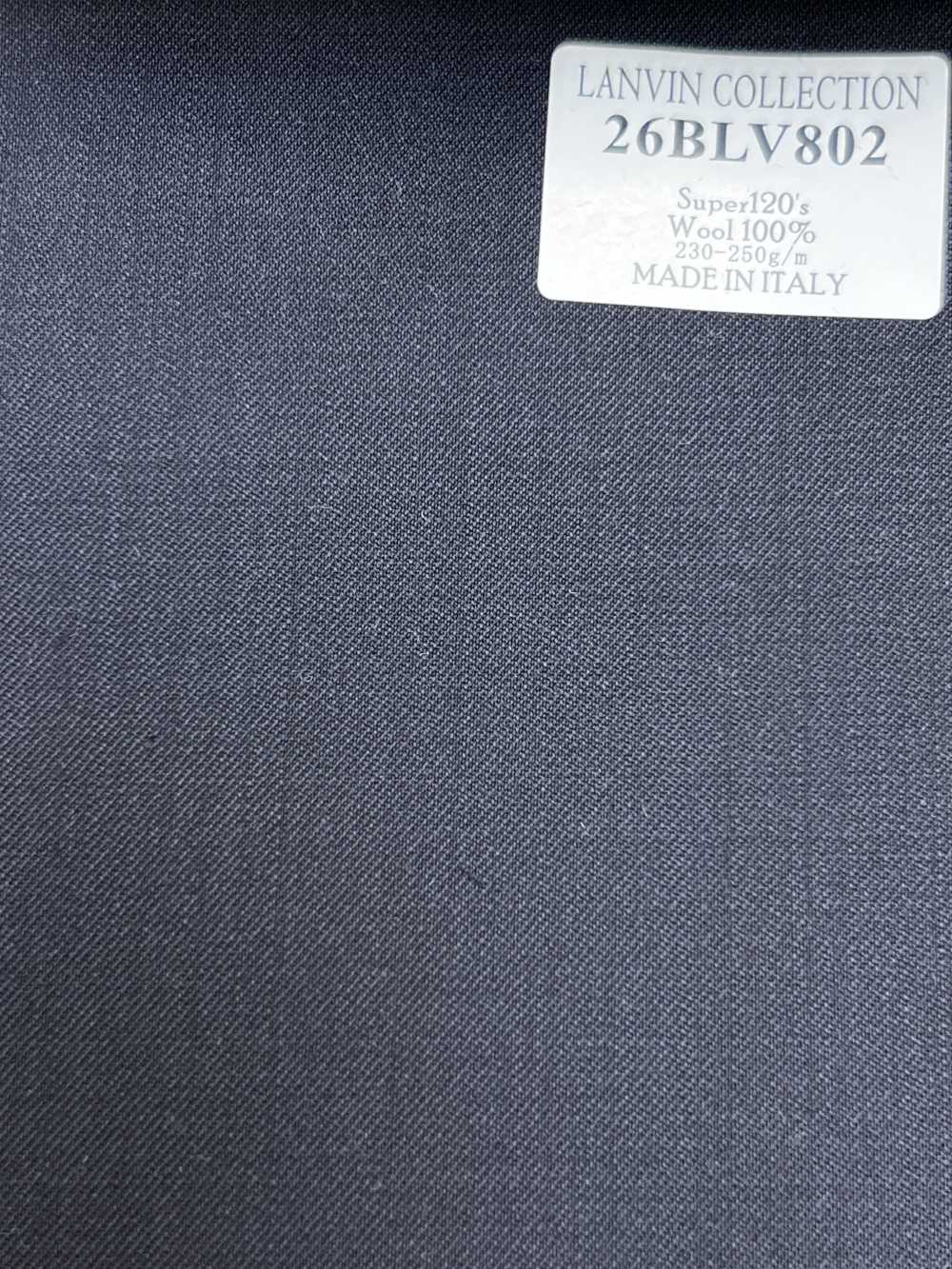 26BLV802 LANVIN COLLECTION Super120's Dark Navy No Pattern[Fabric] HOSOI SYOJI