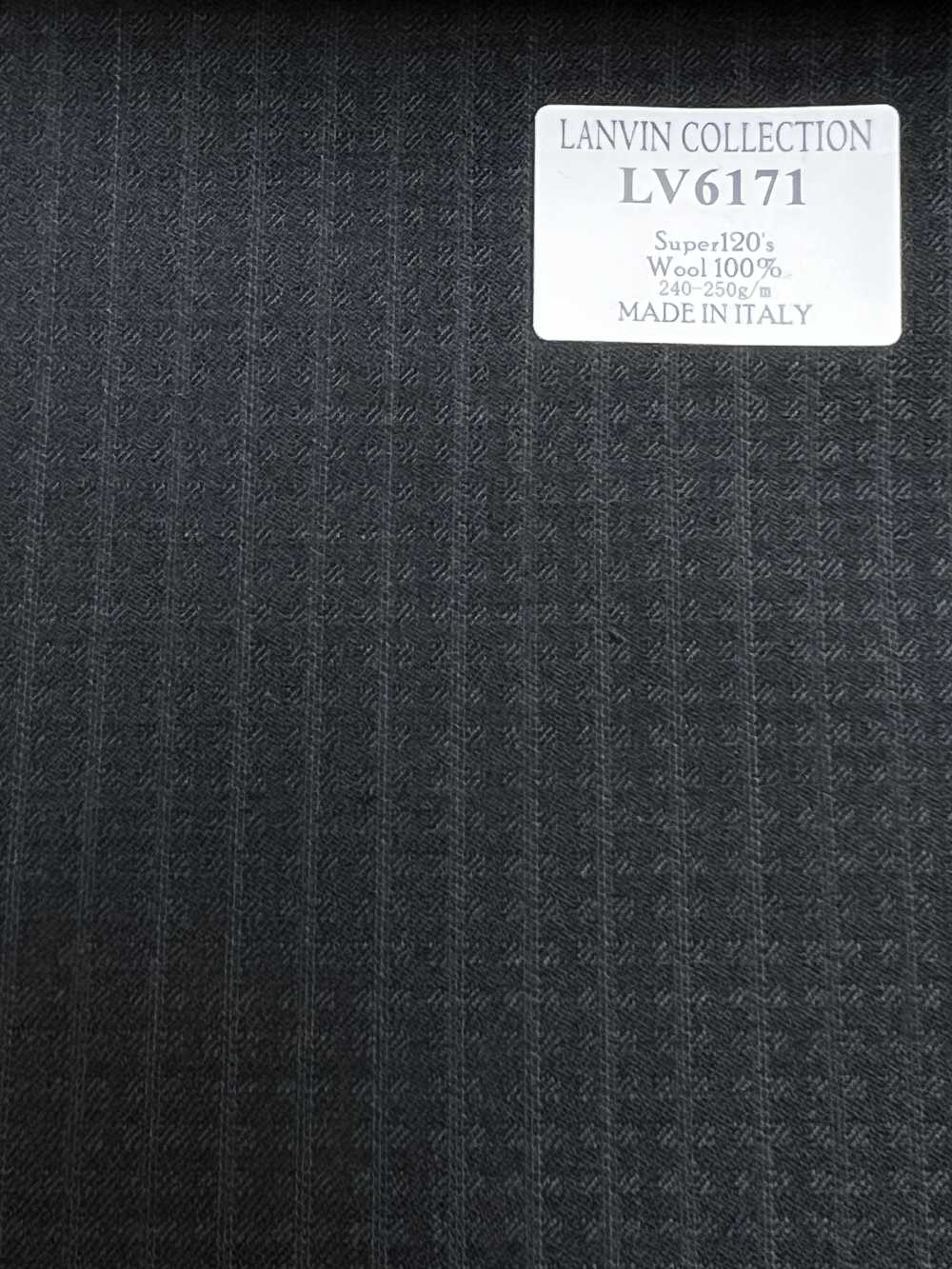 LV6171 LANVIN COLLECTION Super120's Green Check[Textile] HOSOI SYOJI
