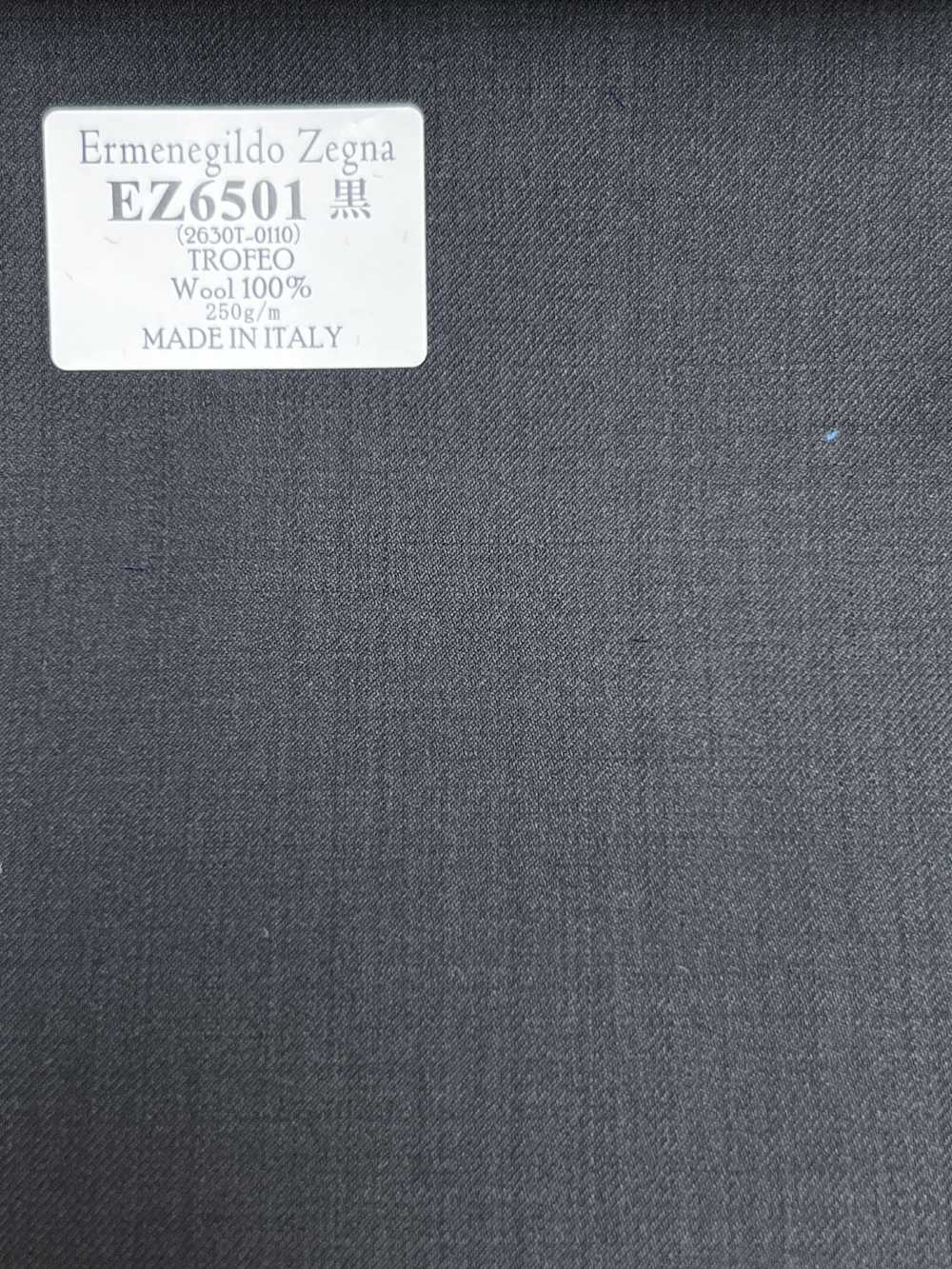 EZ6501 Ermenegildo Zegna TROFEO Black Solid[Fabric] HOSOI SYOJI