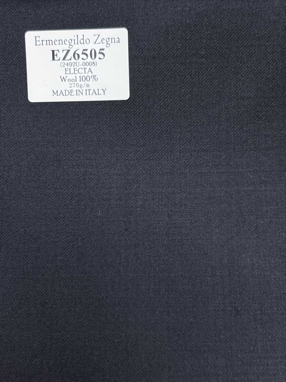 EZ6505 Ermenegildo Zegna ELECTA Black Solid[Fabric] HOSOI SYOJI