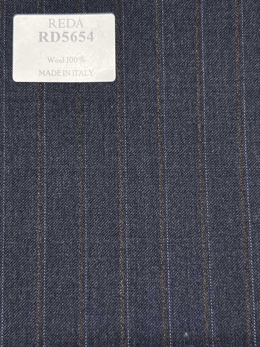 RD5654 REDA Navy Blue X Brown Stripe[Textile] HOSOI SYOJI
