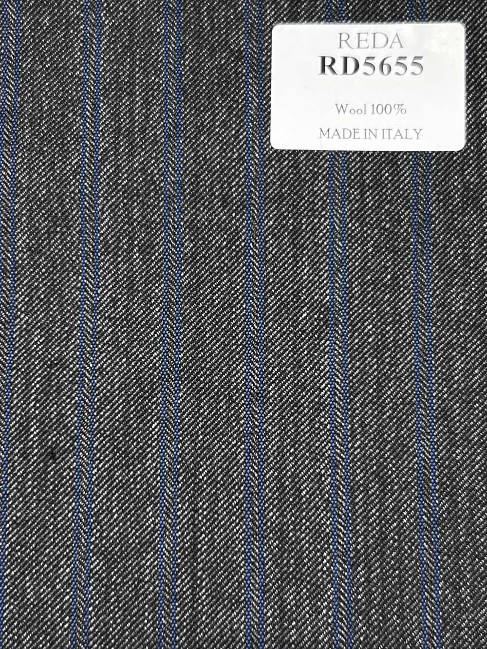 RD5655 REDA Gray × Blue Stripe[Textile] HOSOI SYOJI