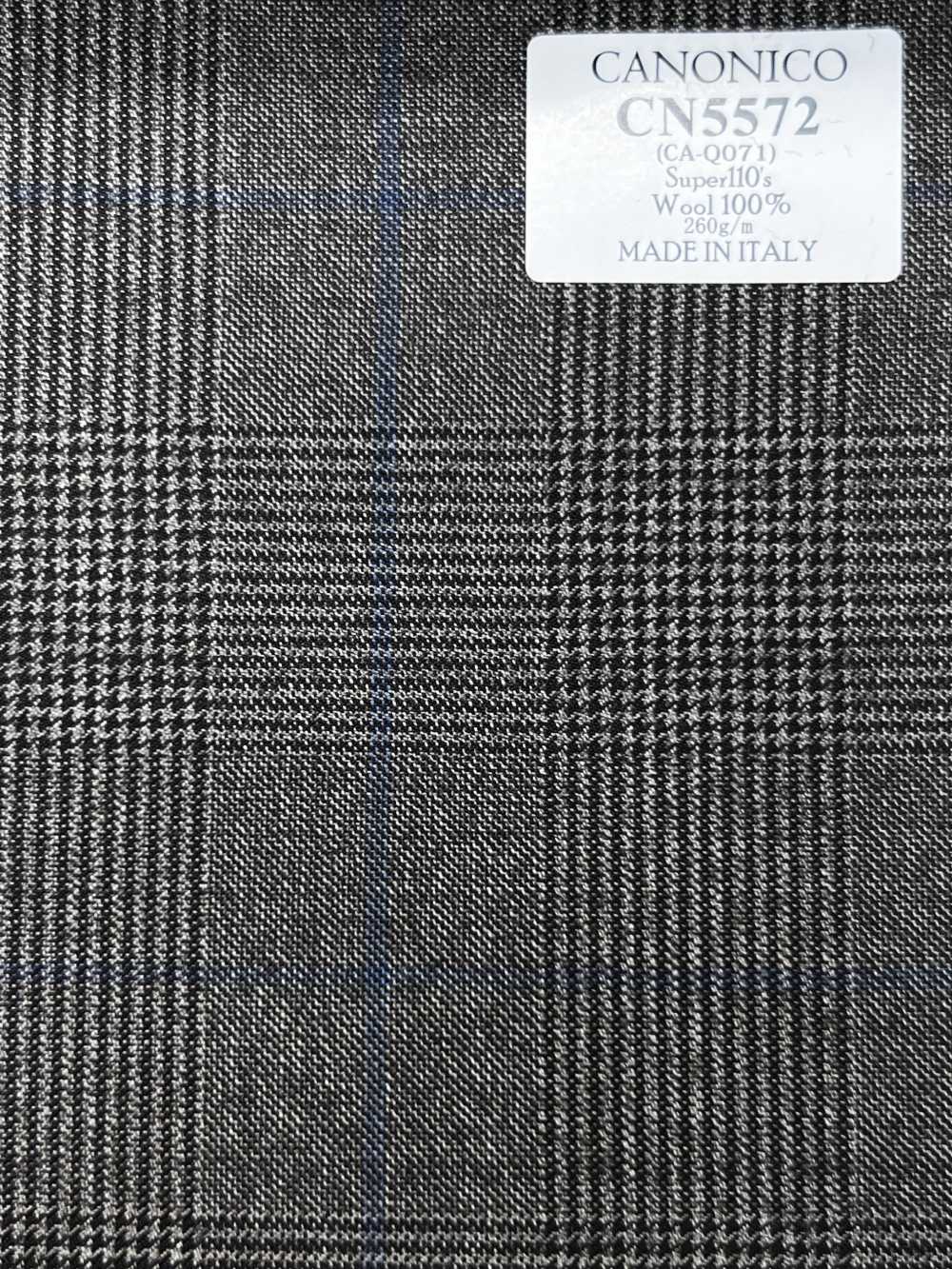 CN5572 CANONICO Super110's Brown × Blue Check[Fabric] HOSOI SYOJI