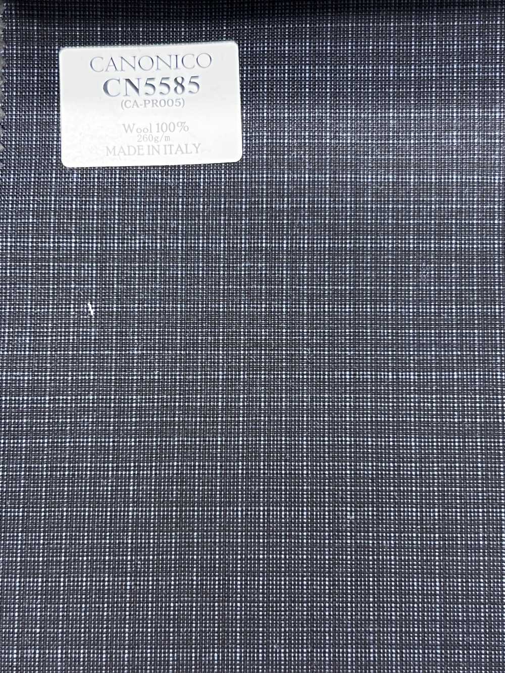 CN5585 CANONICO Super110's Navy Blue Check[Fabric] HOSOI SYOJI