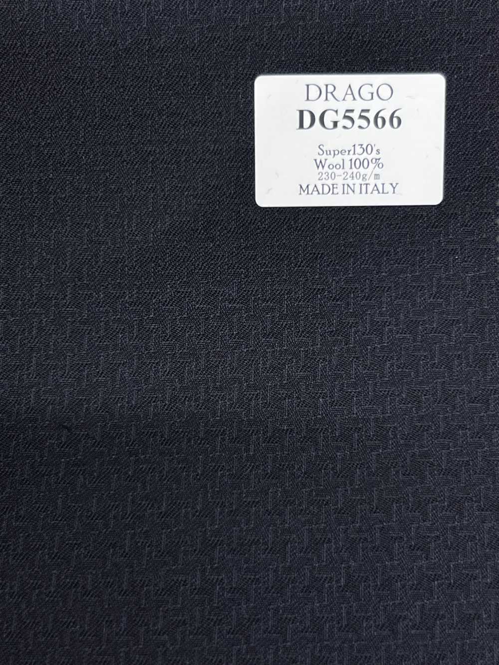 DG5566 DRAGO Super130's Dark Navy Houndstooth[Fabric] HOSOI SYOJI