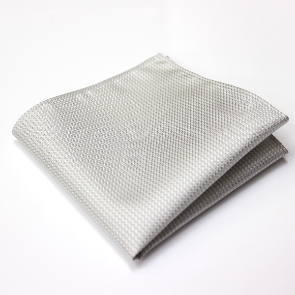CF-301 Domestic Silk Pocket Square Small Pattern Light Gray[Formal Accessories] Yamamoto(EXCY)