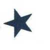 Large Star Pattern - Off-White/Navy Blue Star