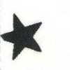 Hoshigaradai - Off-White/Black Star