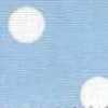 Large Polka Dot - Saxe Blue × White