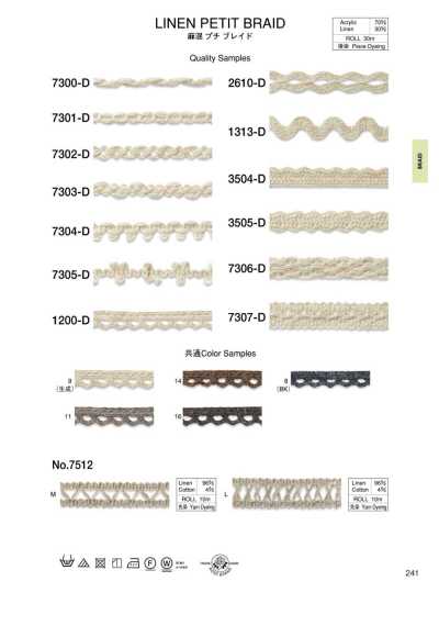 Linen Blend Petit Braid (Approx. 9 Mm)