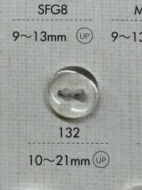 132 DAIYA BUTTONS 2-hole Polyester Clear Button DAIYA BUTTON Sub Photo