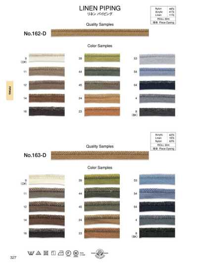 163-D Linen Piping (Approx. 11 Mm)