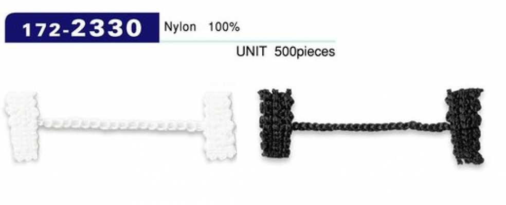 172-2330 Button Loop Lining Stopper Chain Cord Type Overall Length 44mm (Pack Of 500)