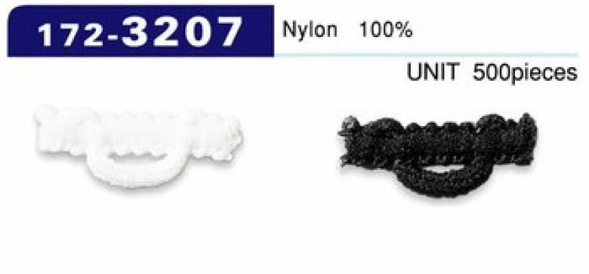 172-3207 Button Loop Wooly Nylon Type, Horizontal, 22mm (500 Pcs)