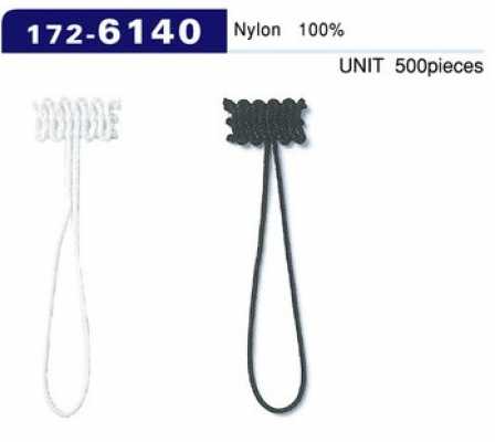 172-6140 Button Loop, Braided Cord Type, Overall Length 52 Mm (500 Pcs)
