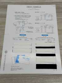 1910 Deo Smile Cotton Stretch Tape (Deodorant Effect)[Ribbon Tape Cord] ROSE BRAND(Marushin) Sub Photo