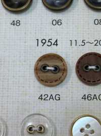 1954 Natural Color 2-hole Button DAIYA BUTTON Sub Photo