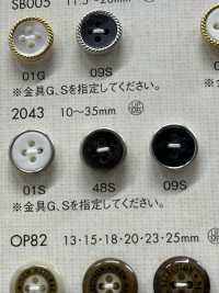 2043 Luxury Shirt / Jacket Silver Button DAIYA BUTTON(DAIYA BUTTON) Sub Photo